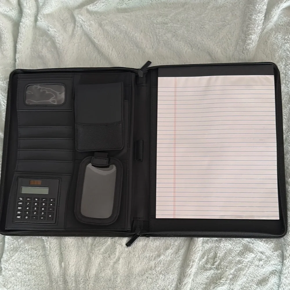 Professional Black Portfolio Folder